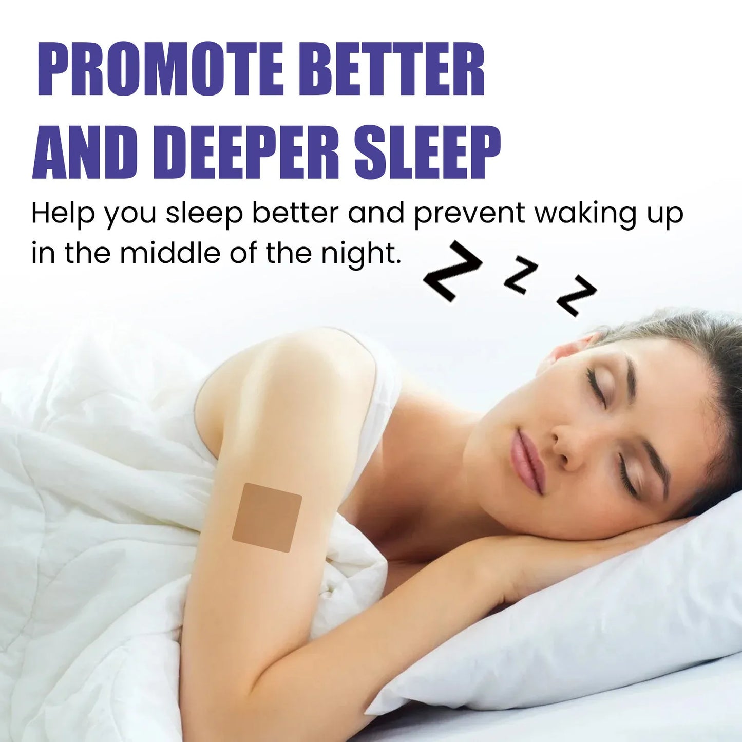 Sleep Patches Insomnia Treatment Relieve Headache Decompression Neurasthenia Soothing Plasters Body Relaxing Help Sleeping Patch