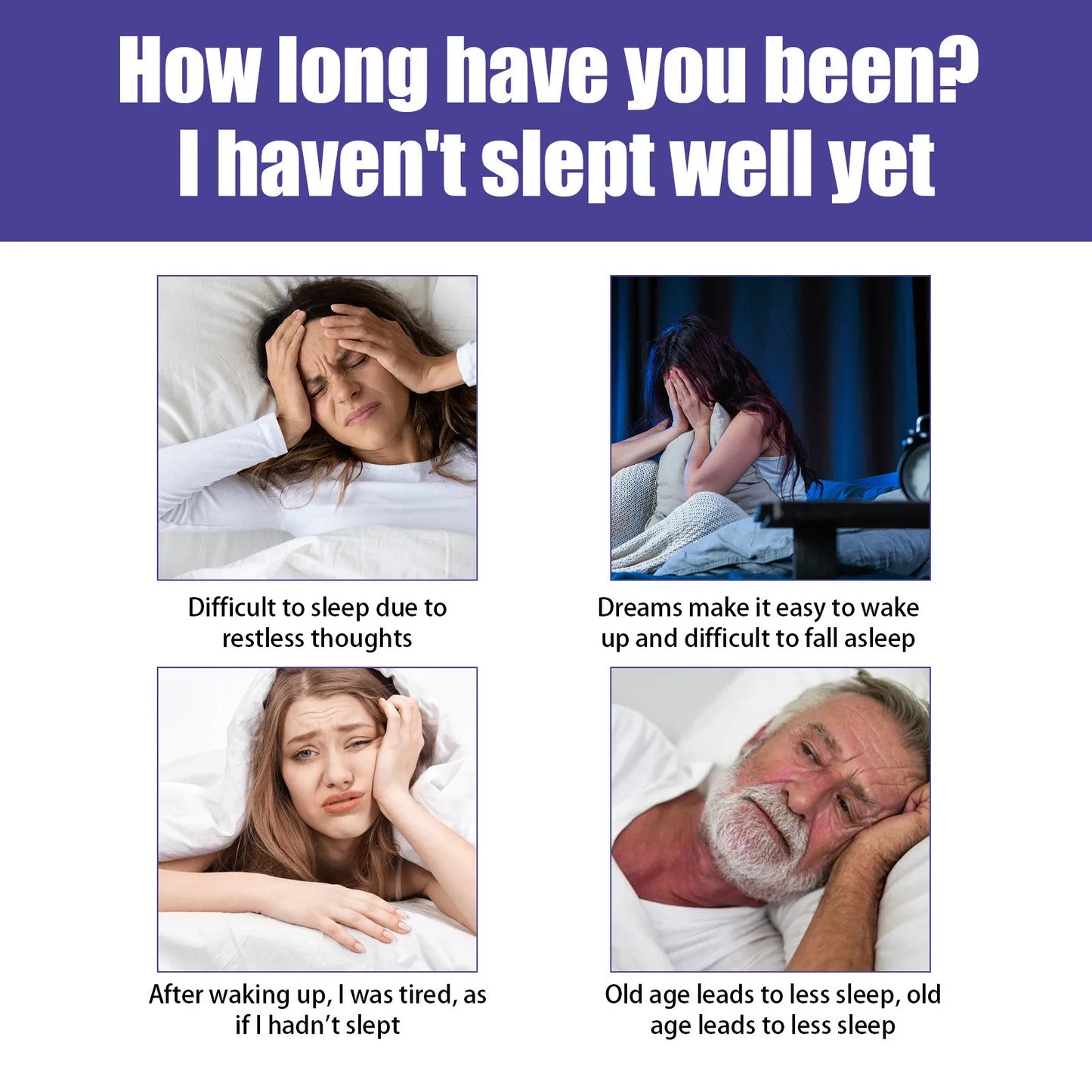 Sleep Patches Insomnia Treatment Relieve Headache Decompression Neurasthenia Soothing Plasters Body Relaxing Help Sleeping Patch